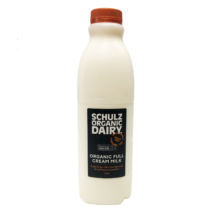 Schulz Organic 1L Full Cream Milk