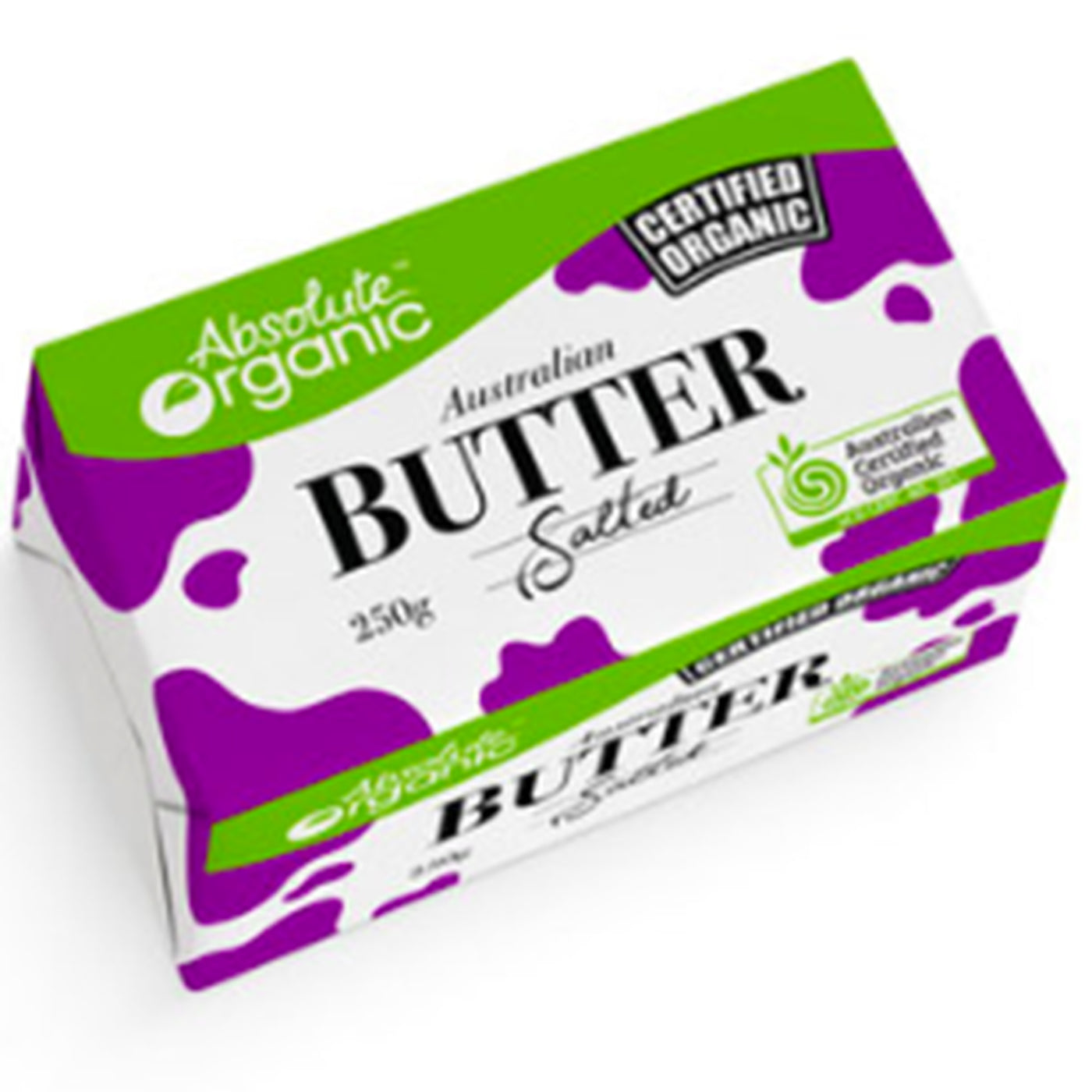 Organic Butter Salted Australian 250g