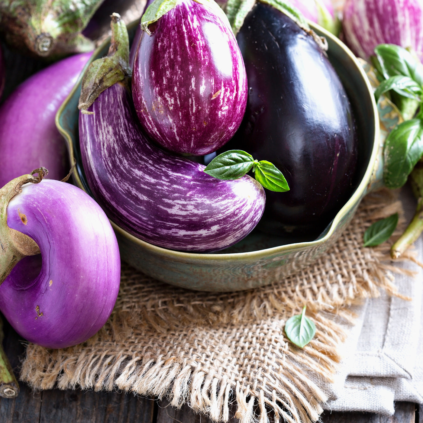 Seasonal Organic Eggplant - 500g