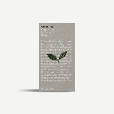 Love Tea Organic Green Loose Leaf Tea 100g