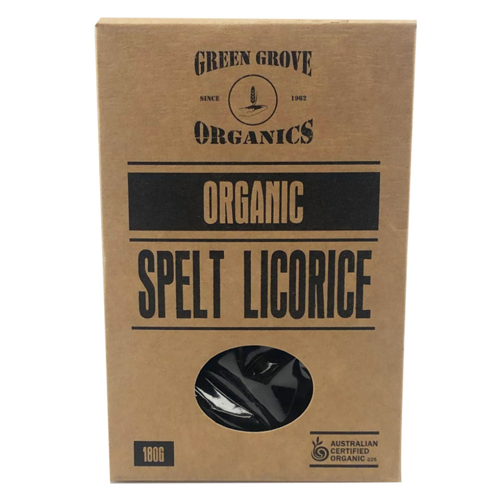 Organic Spelt Licorice 180g