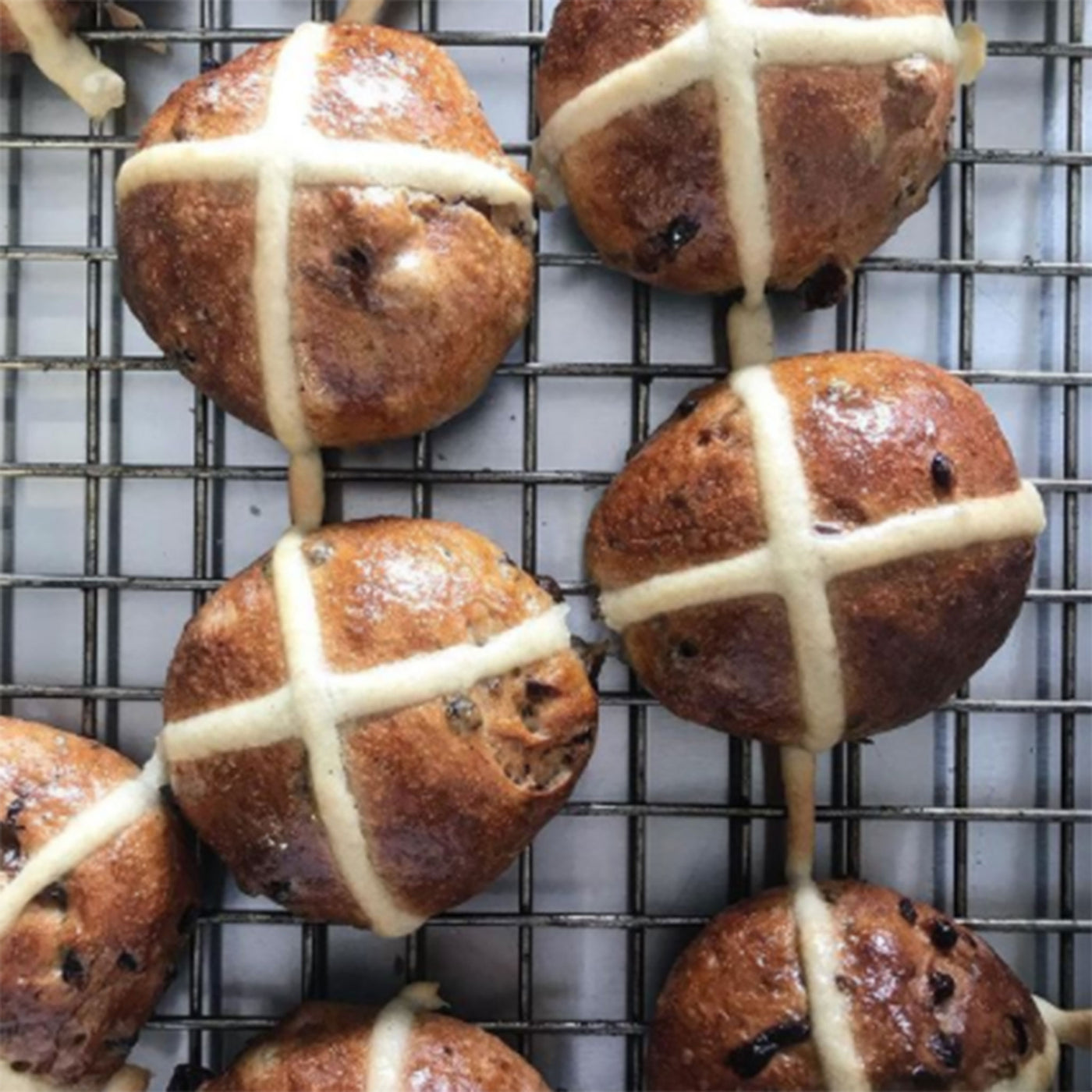 Hot Cross Buns from Luxe Bakery (6 Pack)