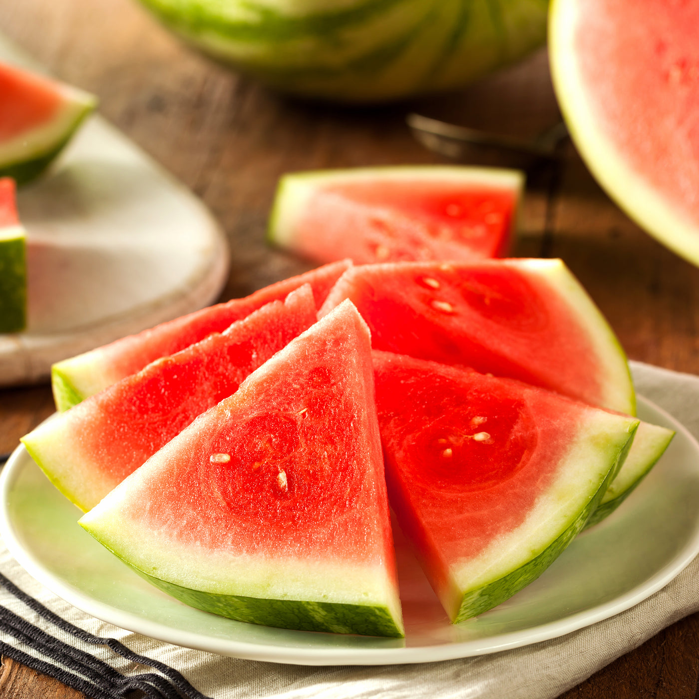 Seasonal Organic Melon Watermelon Seedless - Whole 3kg
