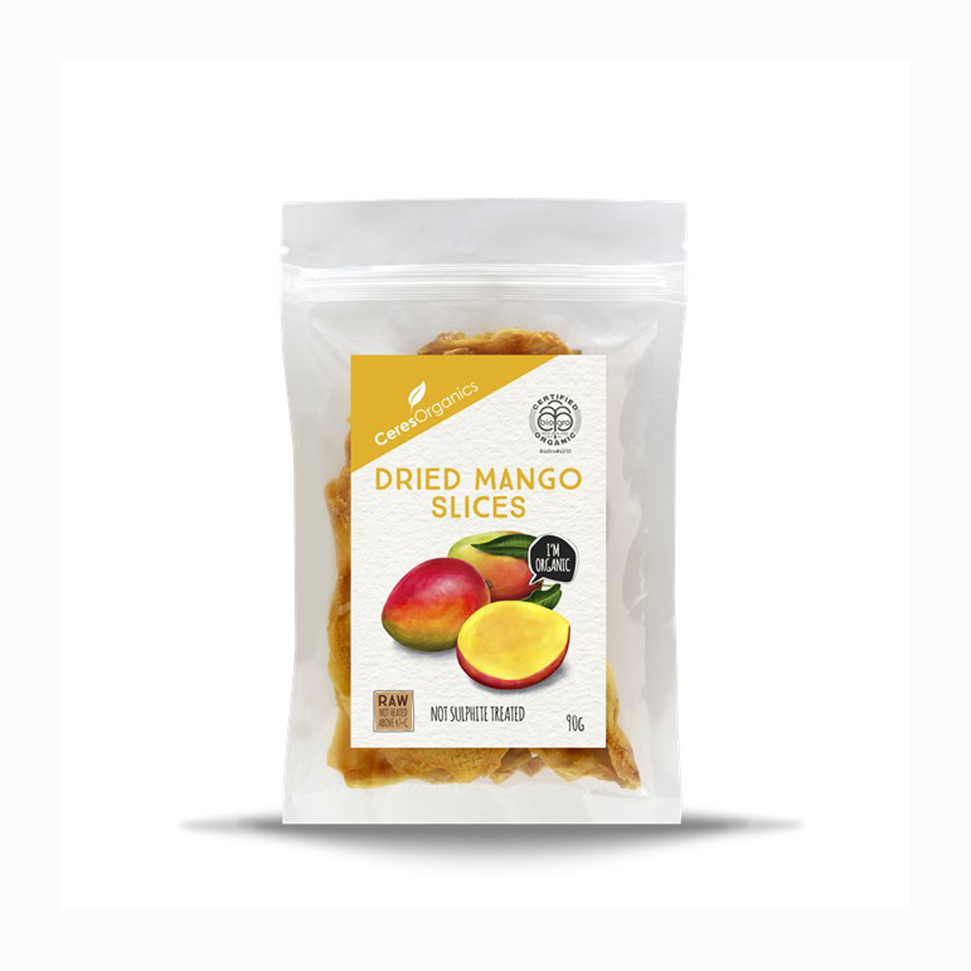 Organic Dried Mango Slices - 90g