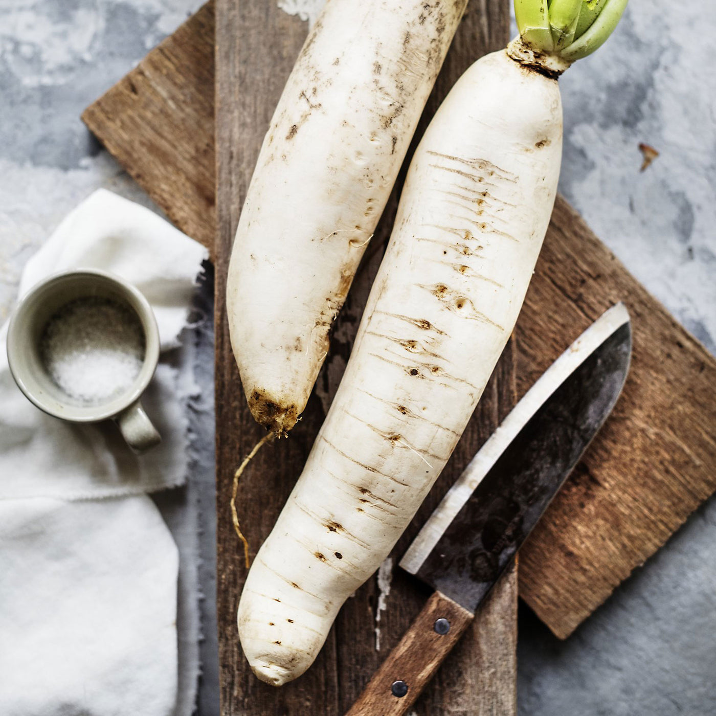 Seasonal Organic Daikon (White Radish) - 1kg
